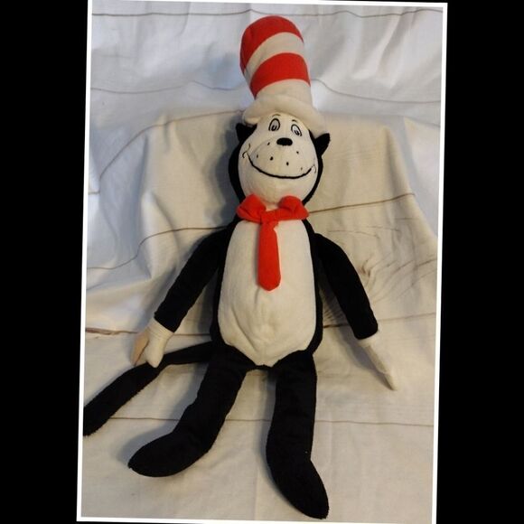 Cat In The Hat I Can Read With My Eyes Shut Plush Dr Seuss Kohl's Cares 2013 - Picture 1 of 3